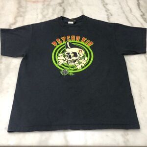 Lucky 13 “Psycho Kid” Skull T-Shirt Size X-Large Made in USA